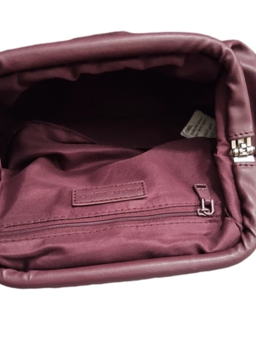 Badgley Mischka Muted Plum Wrapped Frame Clutch/Crossbody - NWT - Picture 4 of 5